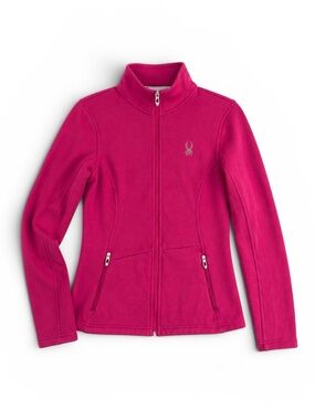 Spyder Core Sweater Fleece Lined Jacket Warm Outdoor Ski Layer Cozy Pink Medium
